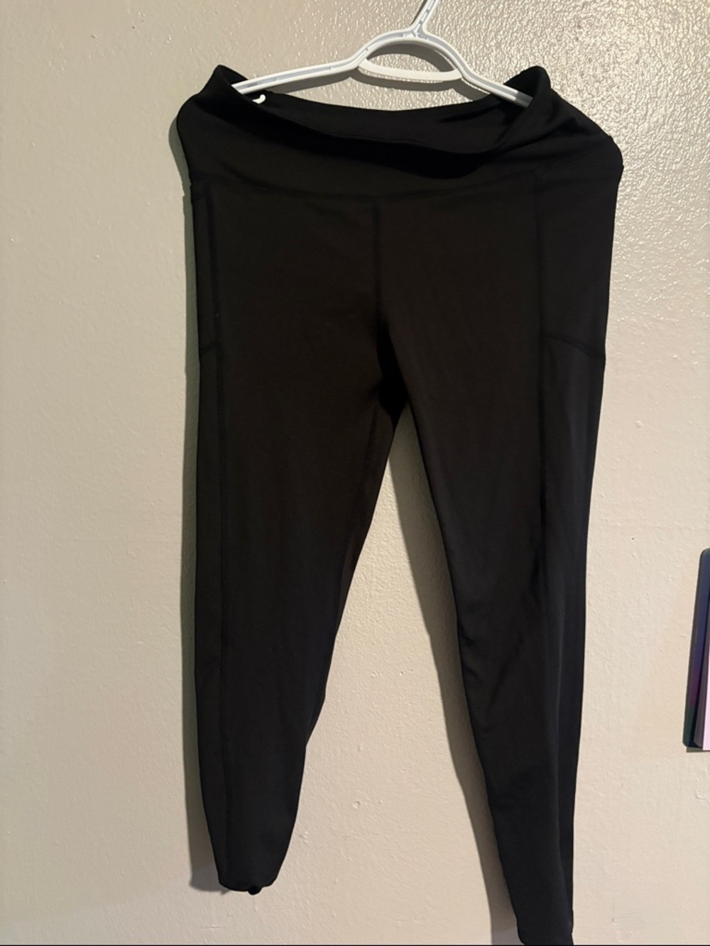 High-Rise Black Performance Fleece Lined Leggings